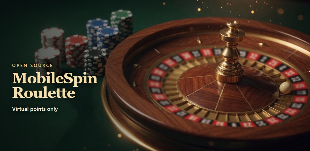 MobileSpinRoulette — open source, virtual points only